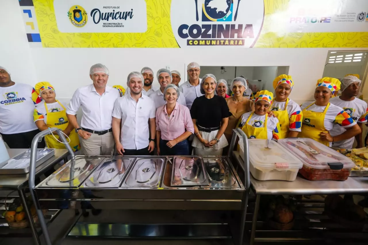 Priscila Krause e Victor coelho entregam nova cozinha comunitária no aniversário de Ouricuri